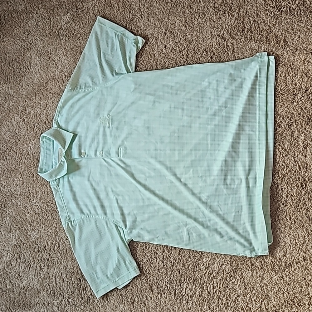 Donald Ross golf shirt, mint green, East Lakes Golf Course logo, size M